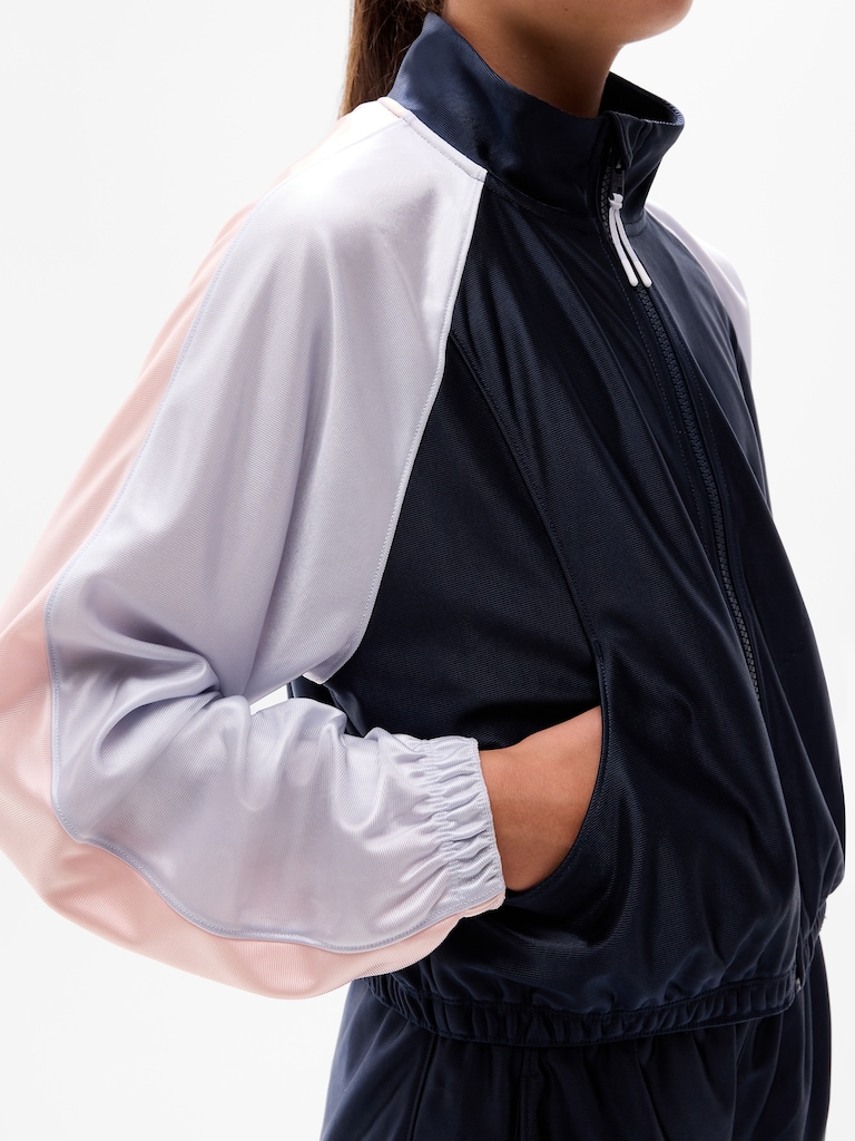 Athleta Girl Shine On Track Jacket