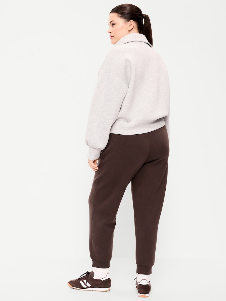 High-Waisted Bounce Fleece Jogger Sweatpants