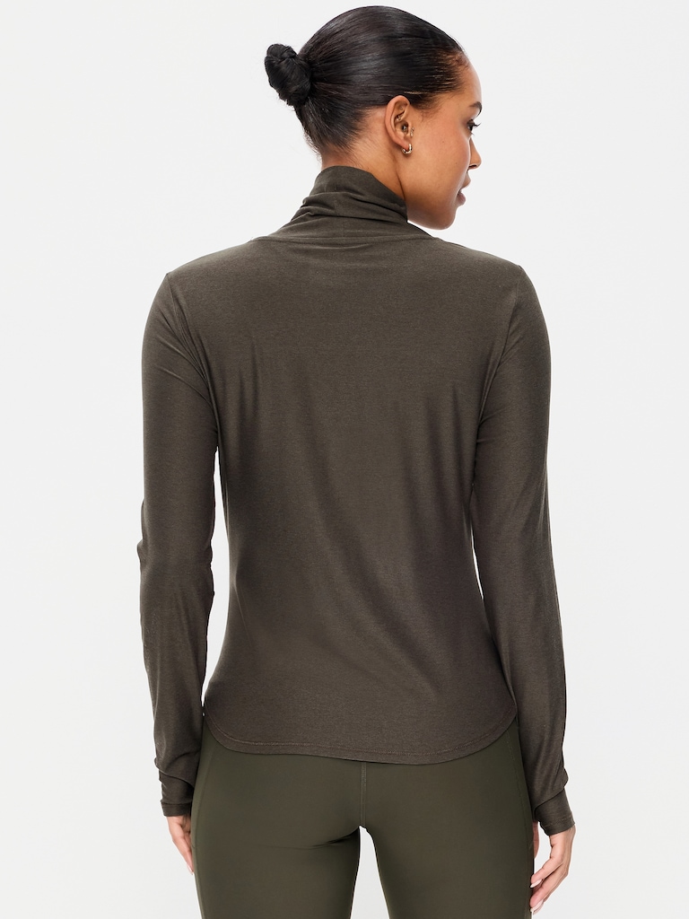 CloudMotion Funnel Neck Top
