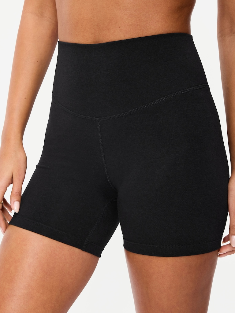 High-Waisted PowerChill Biker Shorts -- 5-inch inseam