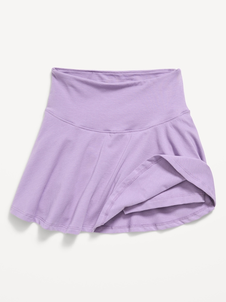 High-Waisted Performance Skort for Girls