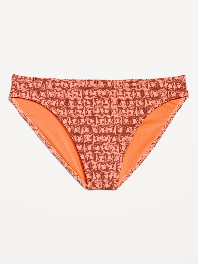 Mid-Rise Bikini Swim Bottoms