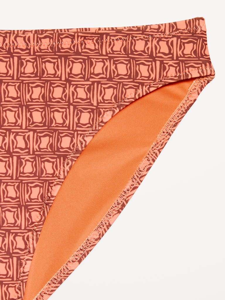 Mid-Rise Bikini Swim Bottoms