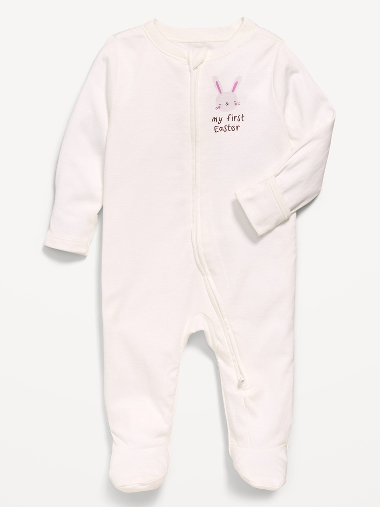 2-Way-Zip Sleep & Play Footed One-Piece for Baby