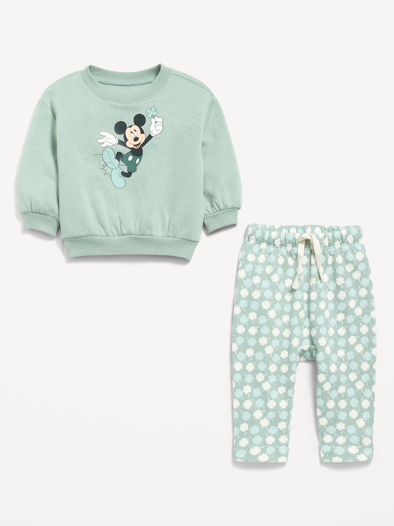 Disney© Unisex Graphic Sweatshirt and Sweatpants Set for Baby
