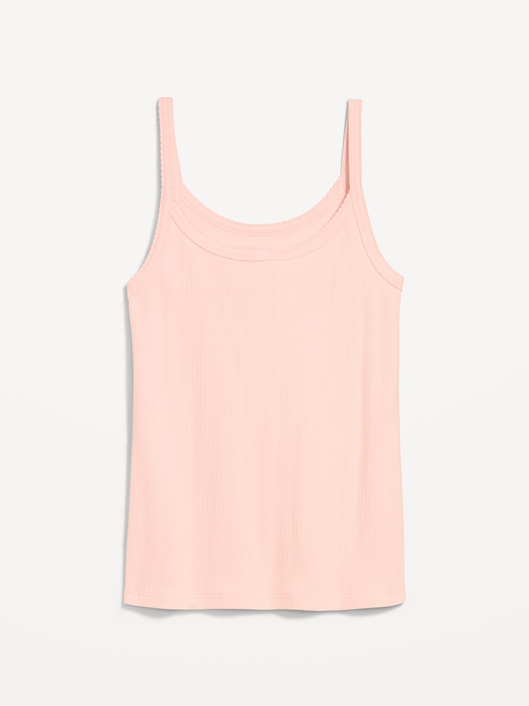 Pointelle Cami Tank Top
