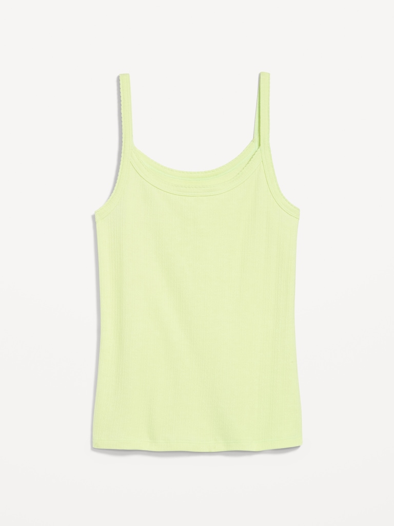 Pointelle Cami Tank Top