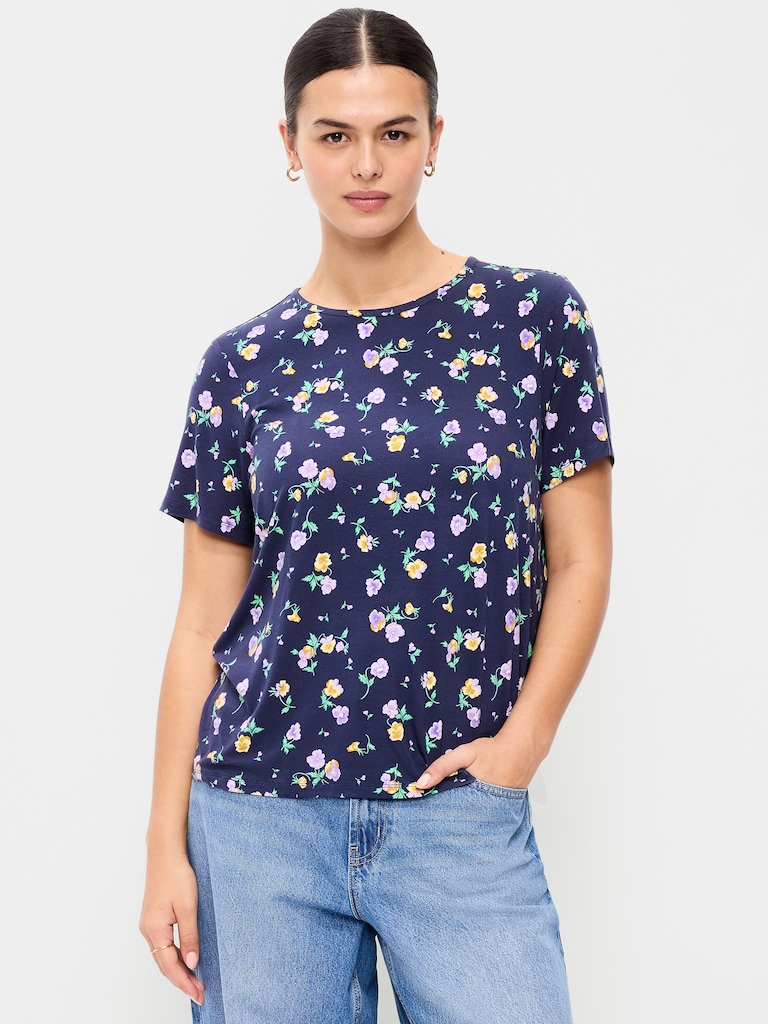 Luxe Crew-Neck T-Shirt