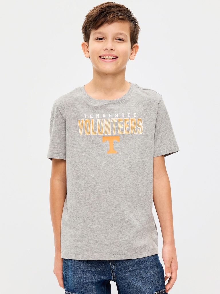 College Graphic Gender-Neutral T-Shirt for Kids
