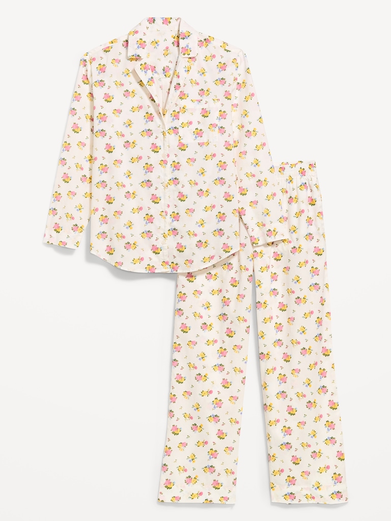 Poplin Pajama Pant Set