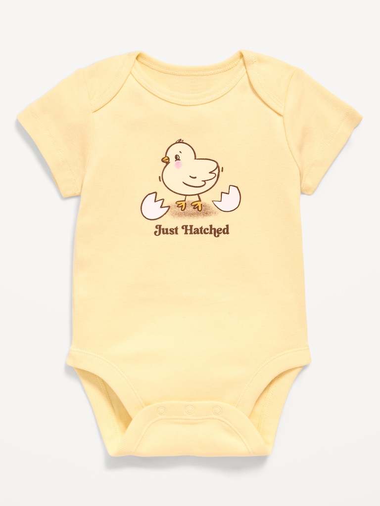 Short-Sleeve Graphic Bodysuit for Baby