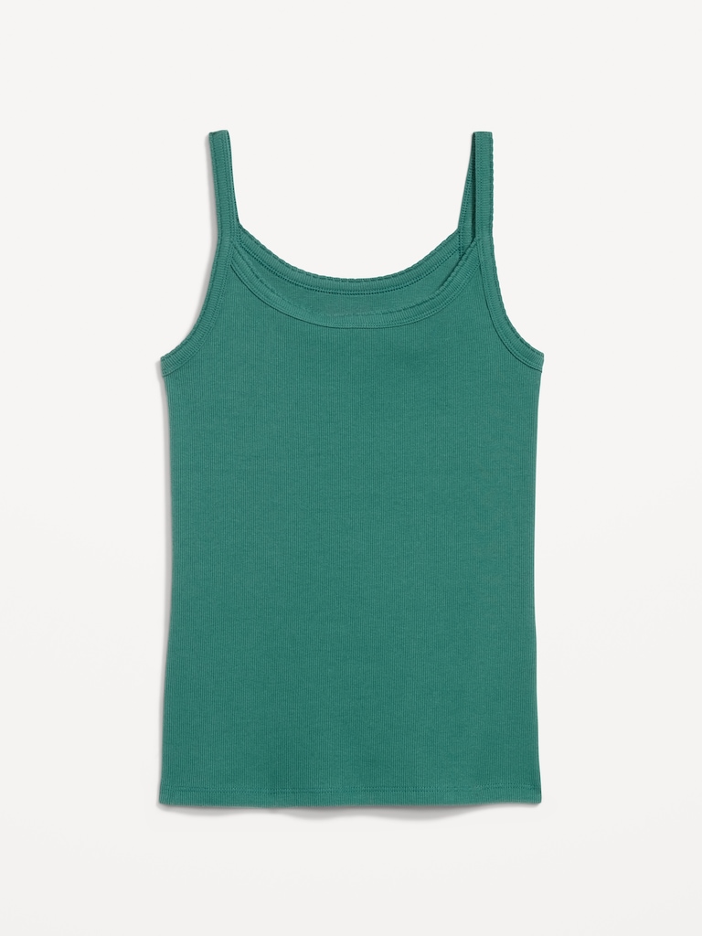 Rib-Knit Cami Tank Top