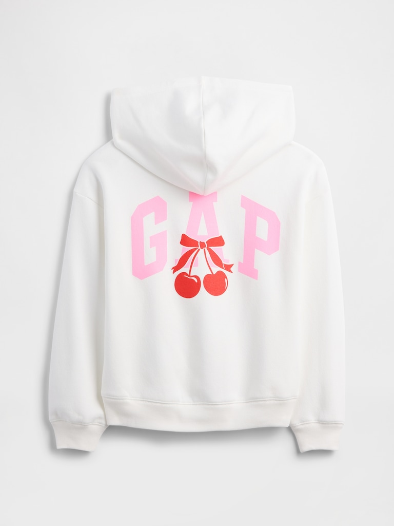 Kids Relaxed Gap Mini-Logo Hoodie