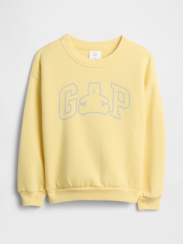 babyGap Logo Relaxed Crewneck Sweatshirt