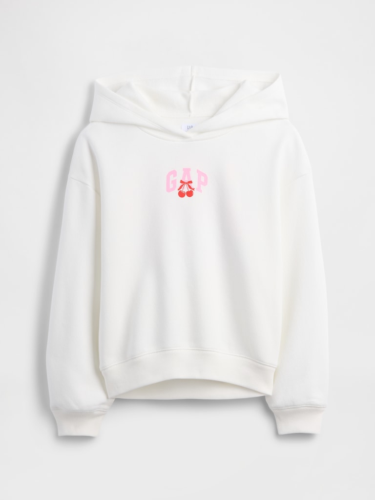 Kids Relaxed Gap Mini-Logo Hoodie