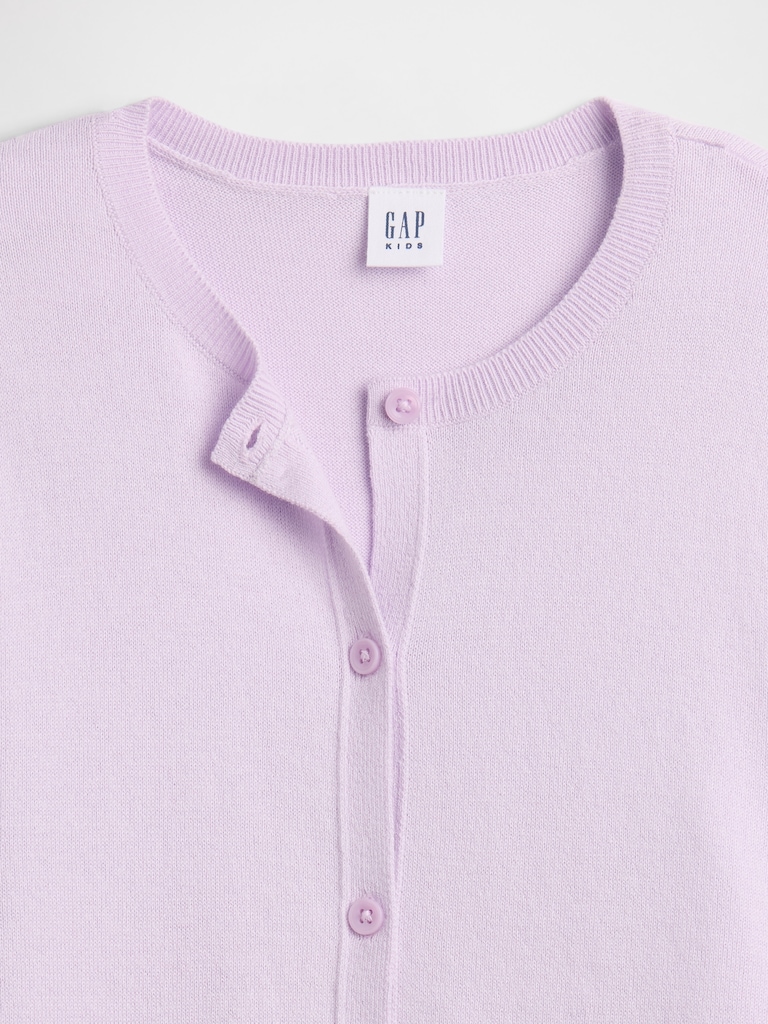 Kids Crewneck Cardigan