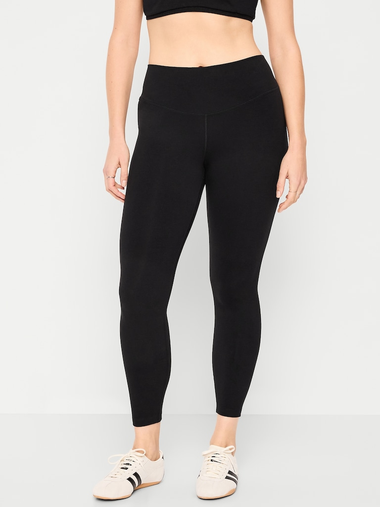 High-Waisted PowerChill 7/8 Cotton Leggings