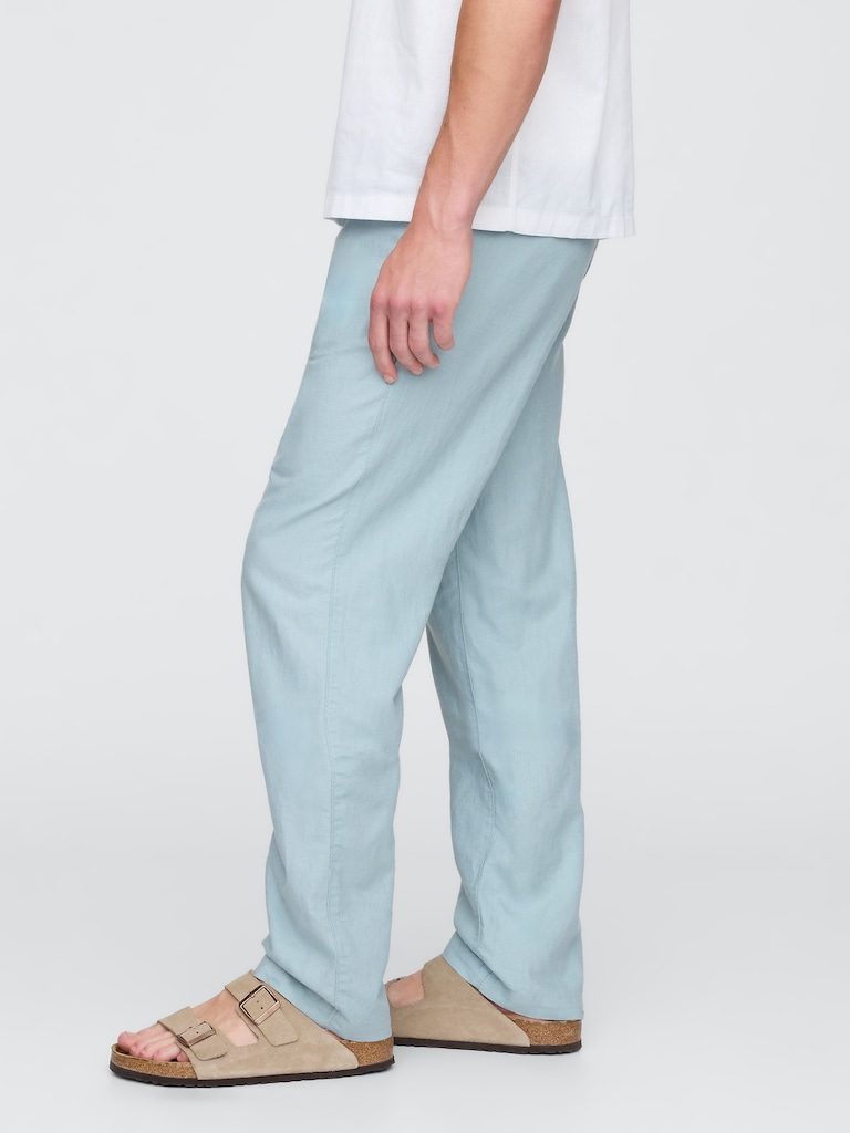 Linen-Cotton Khakis