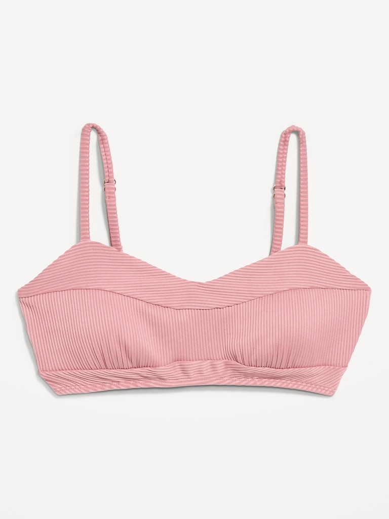 Ribbed Bra Bikini Swim Top