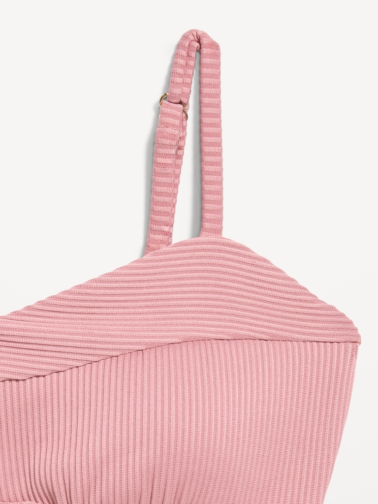 Ribbed Bra Bikini Swim Top