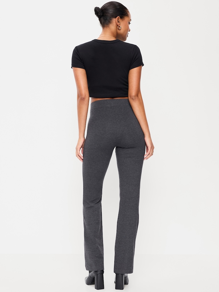 High-Waisted Fashion Flare Leggings