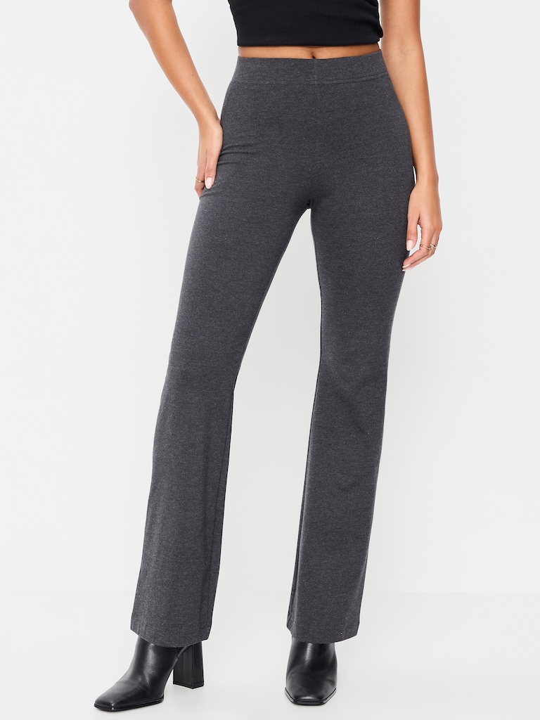 High-Waisted Fashion Flare Leggings