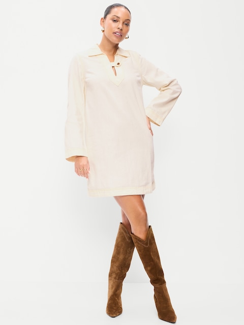 sachin and babi light blue dress The 16 Best Shirtdresses to Live In main image 0