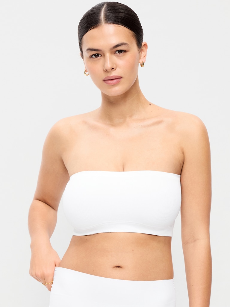 Seamless Ribbed Longline Bandeau