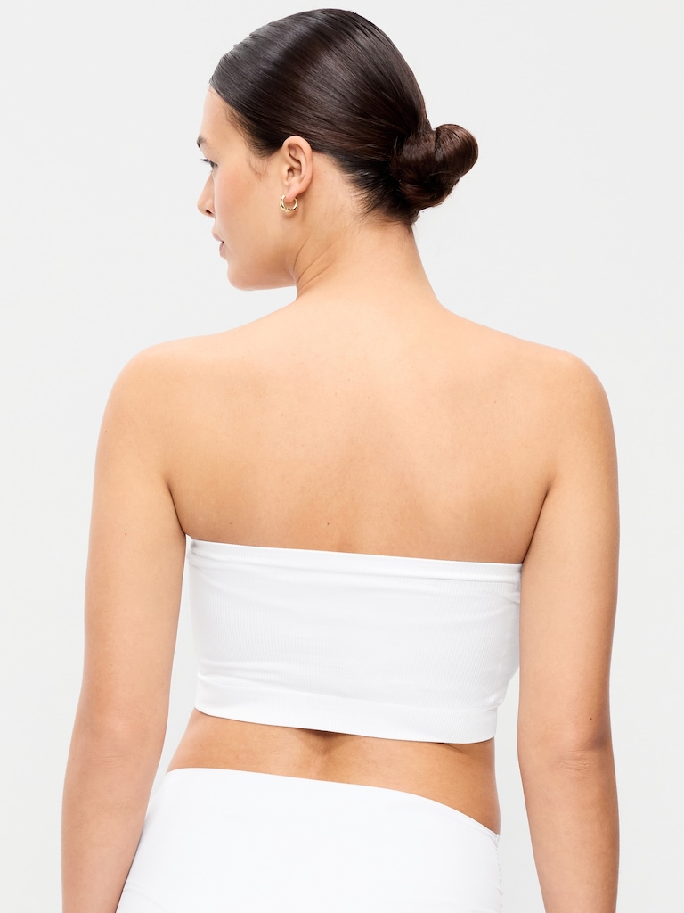 Seamless Ribbed Longline Bandeau