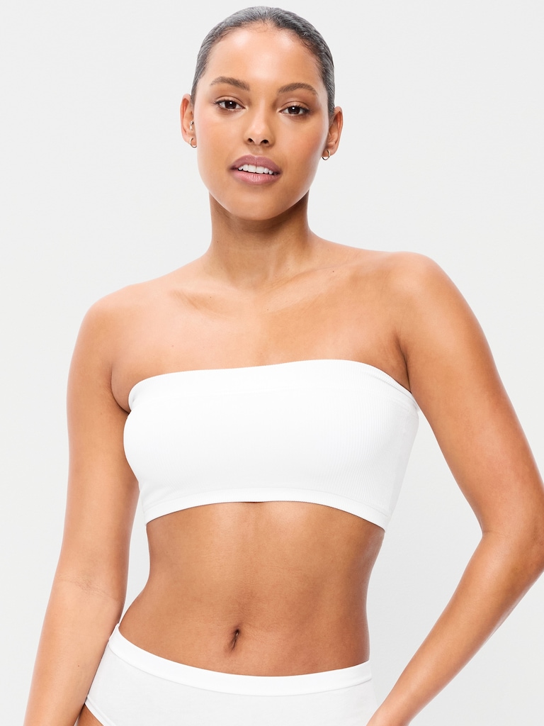 Seamless Ribbed Longline Bandeau