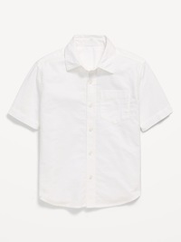 Short-Sleeve Pocket Oxford Shirt for Boys