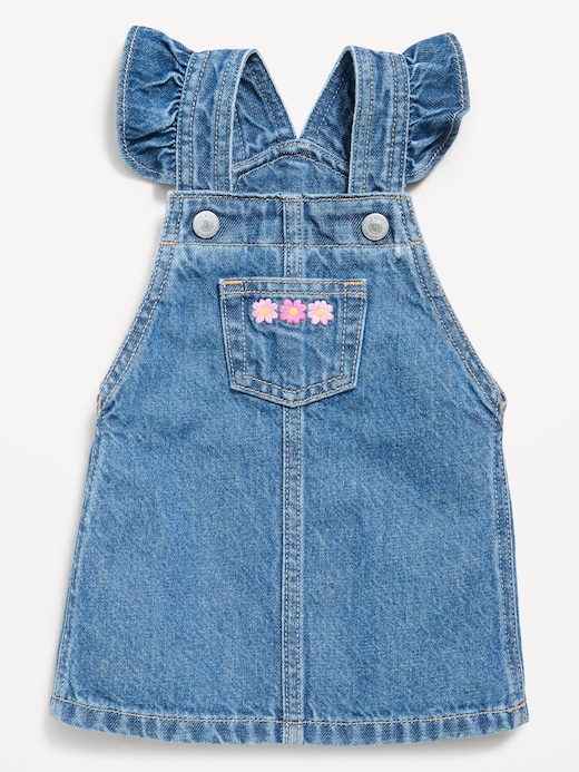 Ruffled Ruffled Pocket Jean Skirtall Dress for Baby on clearance at Old Navy — 50% off