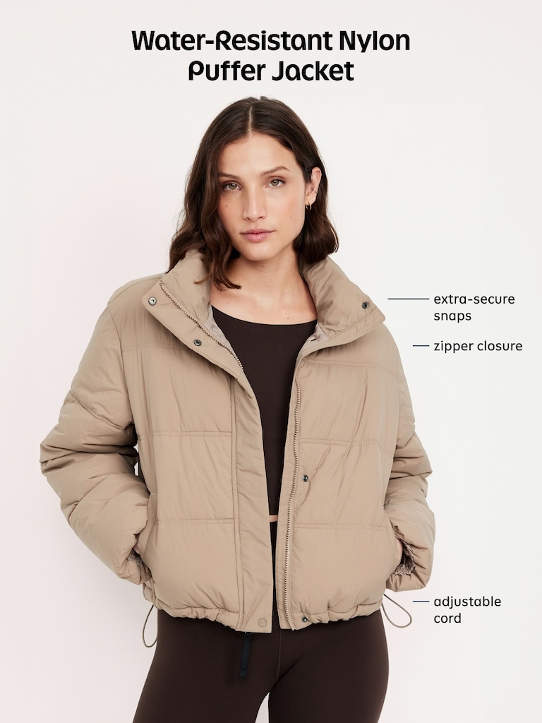 Water-Resistant Puffer Jacket