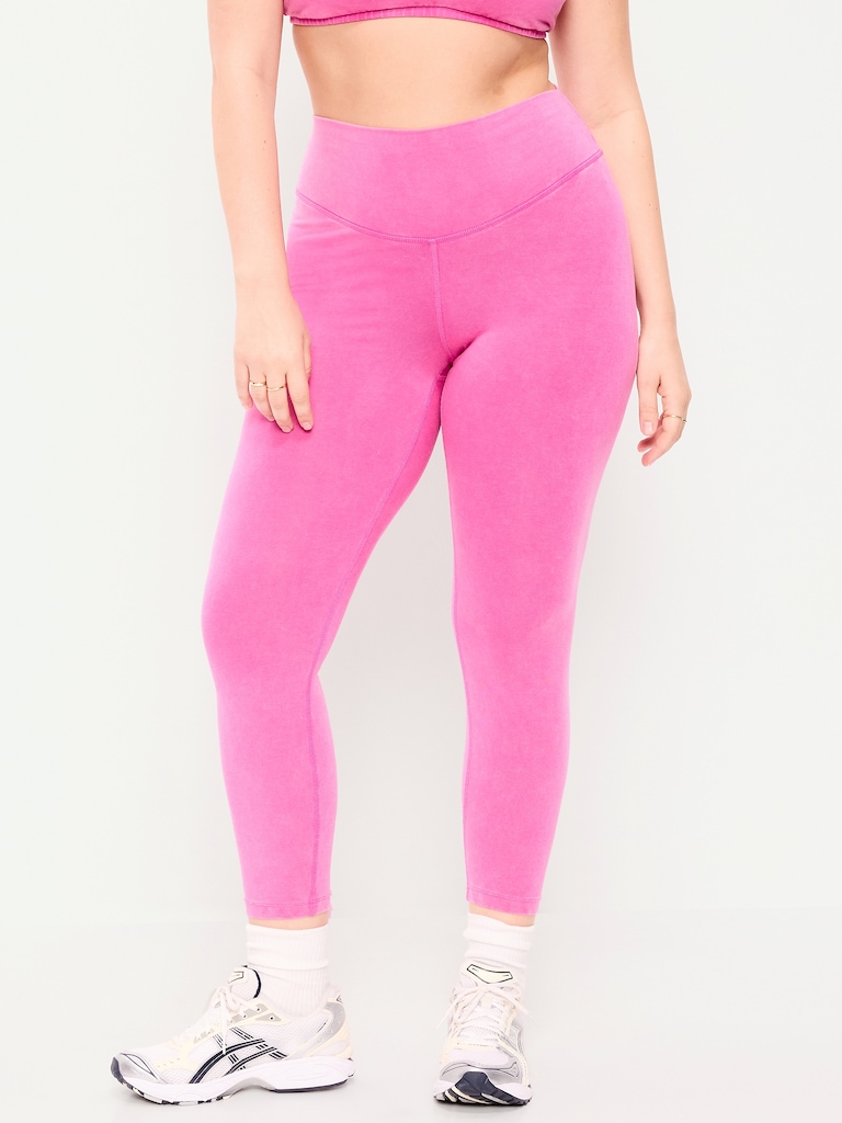High-Waisted PowerChill 7/8 Cotton Leggings