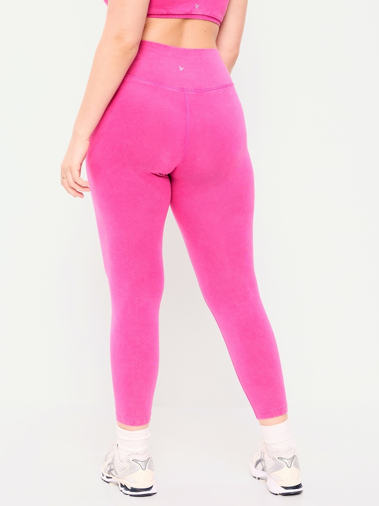 High-Waisted PowerChill 7/8 Cotton Leggings