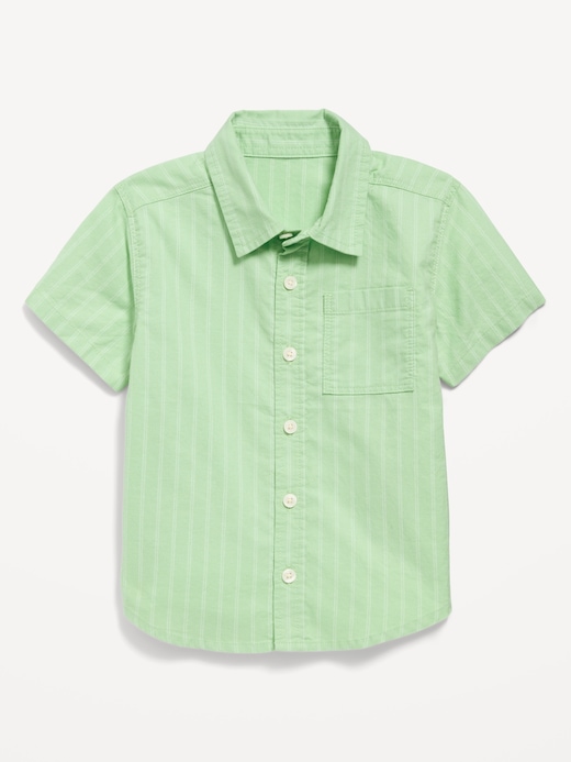 Short Short-Sleeve Oxford Shirt for Toddler Boys on clearance at Old Navy — 50% off