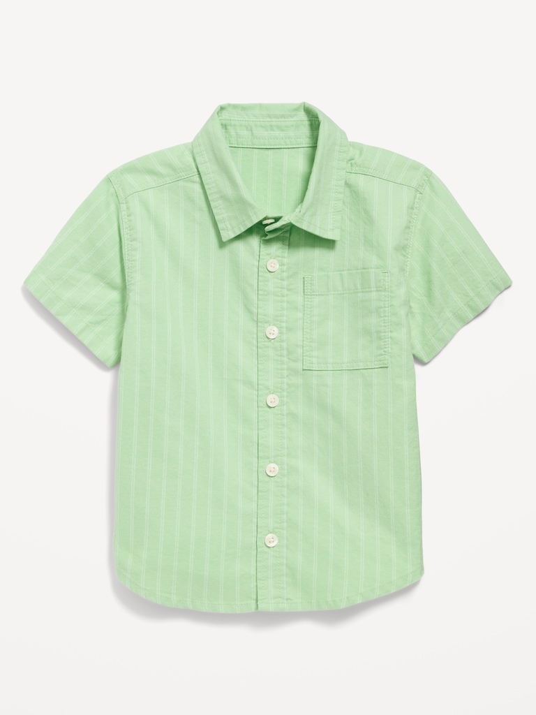 Short-Sleeve Oxford Shirt for Toddler Boys