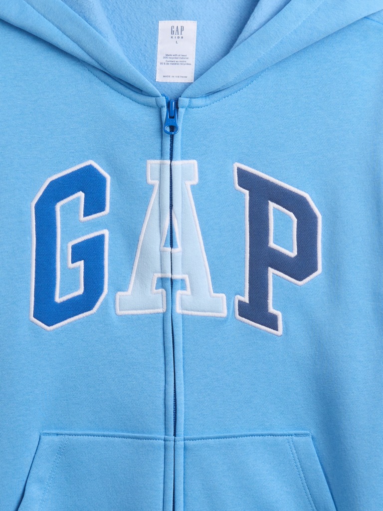 Kids Relaxed Gap Logo Zip Hoodie