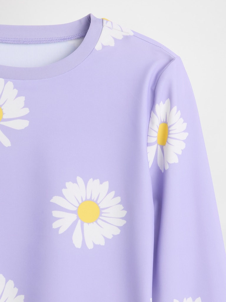 Kids Two-Piece Cropped Rash Guard