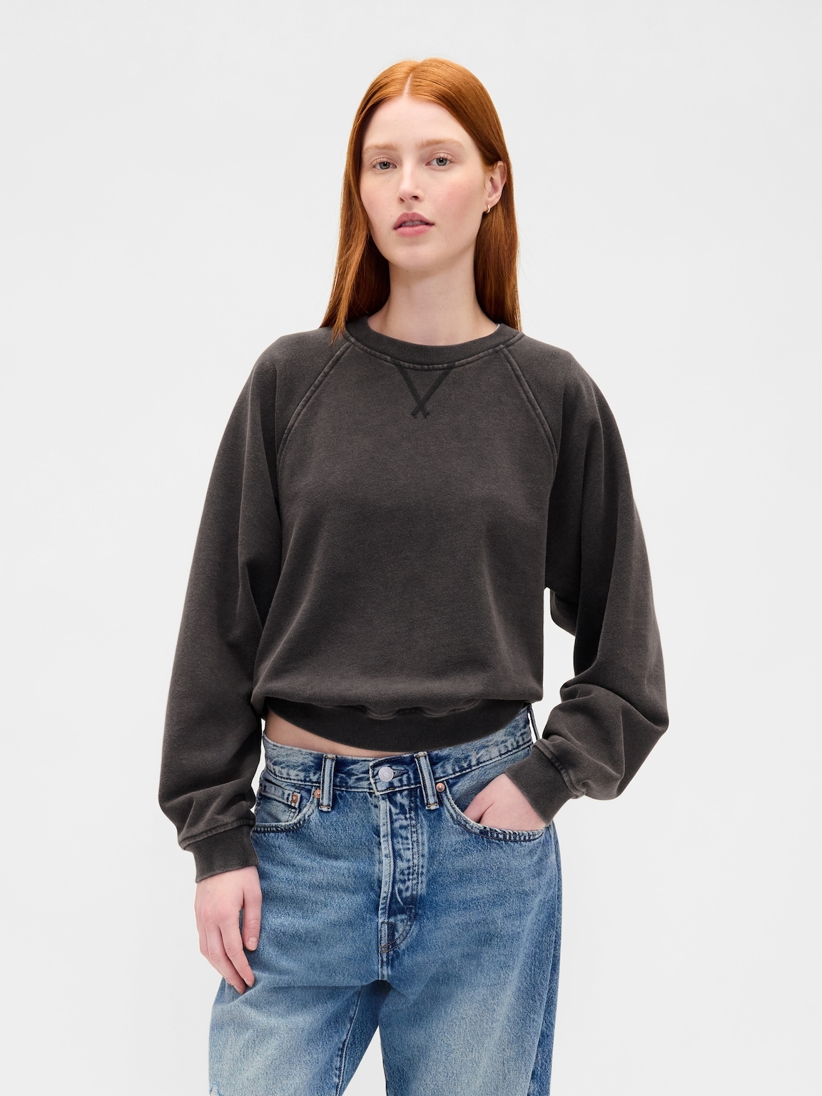 Heavyweight French Terry Raglan Sweatshirt