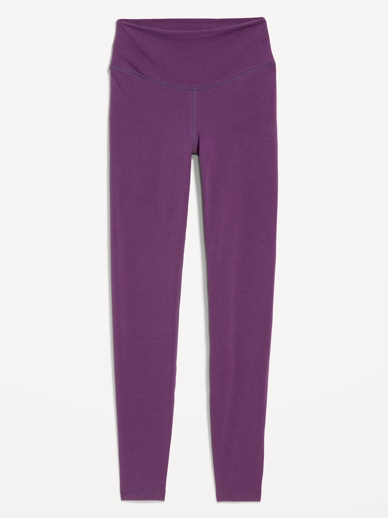 High-Waisted PowerChill 7/8 Cotton Leggings