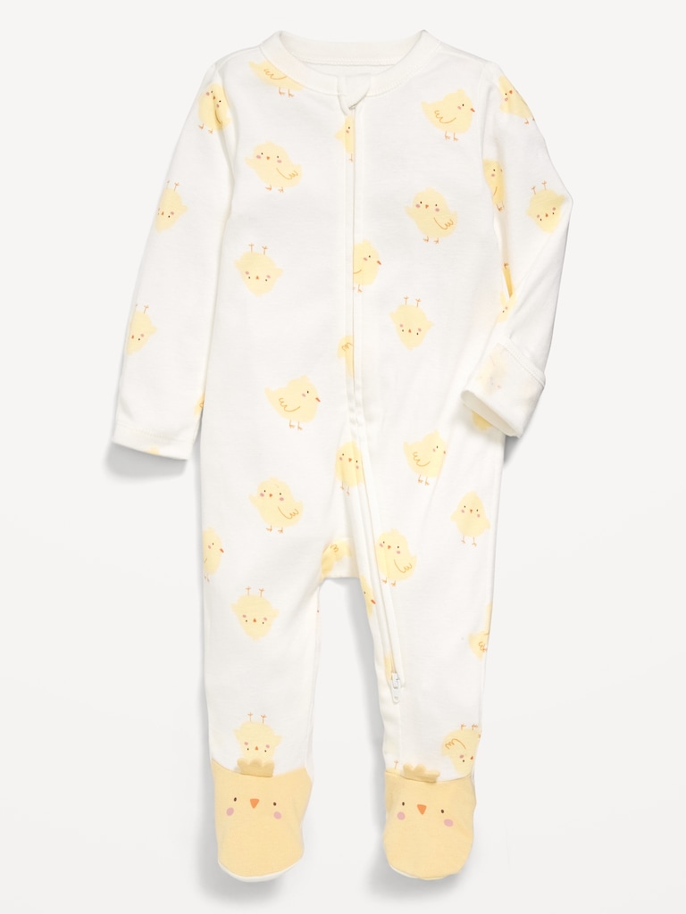 2-Way-Zip Sleep & Play Footed One-Piece for Baby