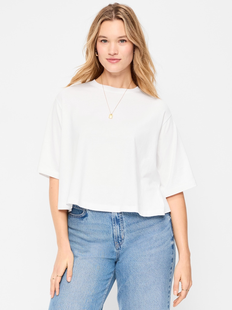 Short-Sleeve Trapeze T-Shirt