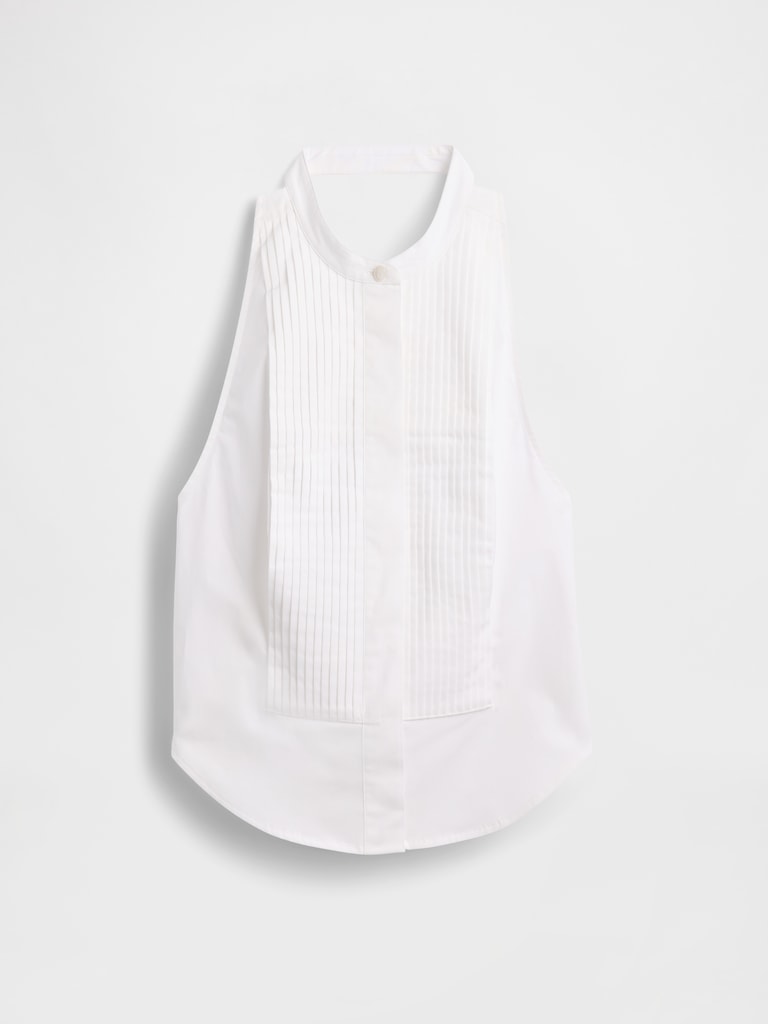 GapStudio Poplin Tuxedo Shirt
