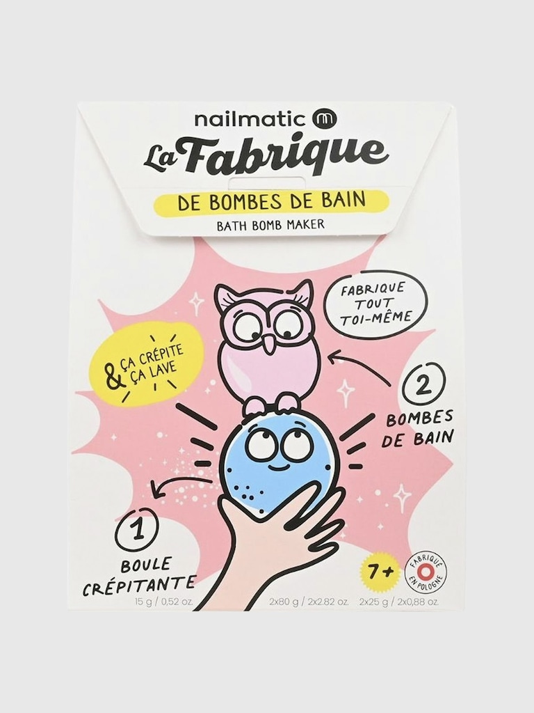 Nailmatic Bath Bomb Making Kit with Fizzy Bath Ball