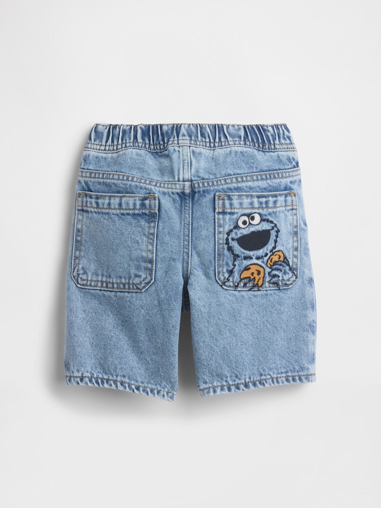 babyGap Sesame Street Pull-On Loose Denim Shorts