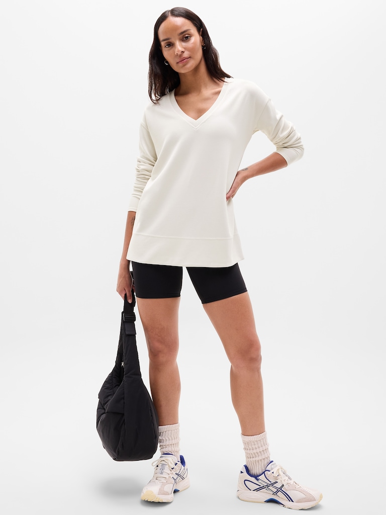 Seasoft V Neck Sweatshirt