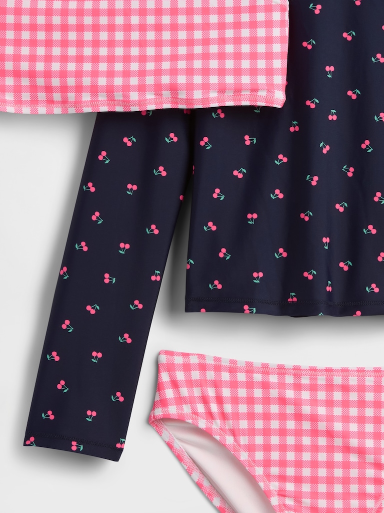 Kids Rash Guard Swim Three-Piece