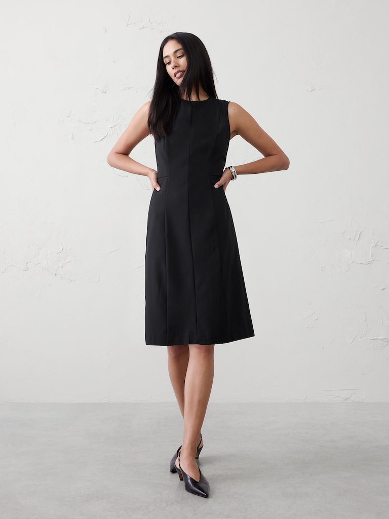 Sculpted Knee-Length Sheath Dress