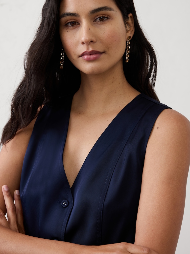 Glass Rectangle Drop Earrings